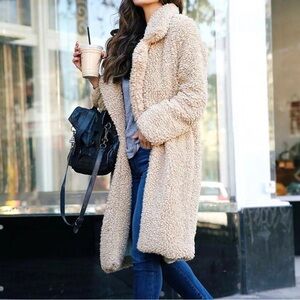 Forever 21 Sherpa Trench Coat